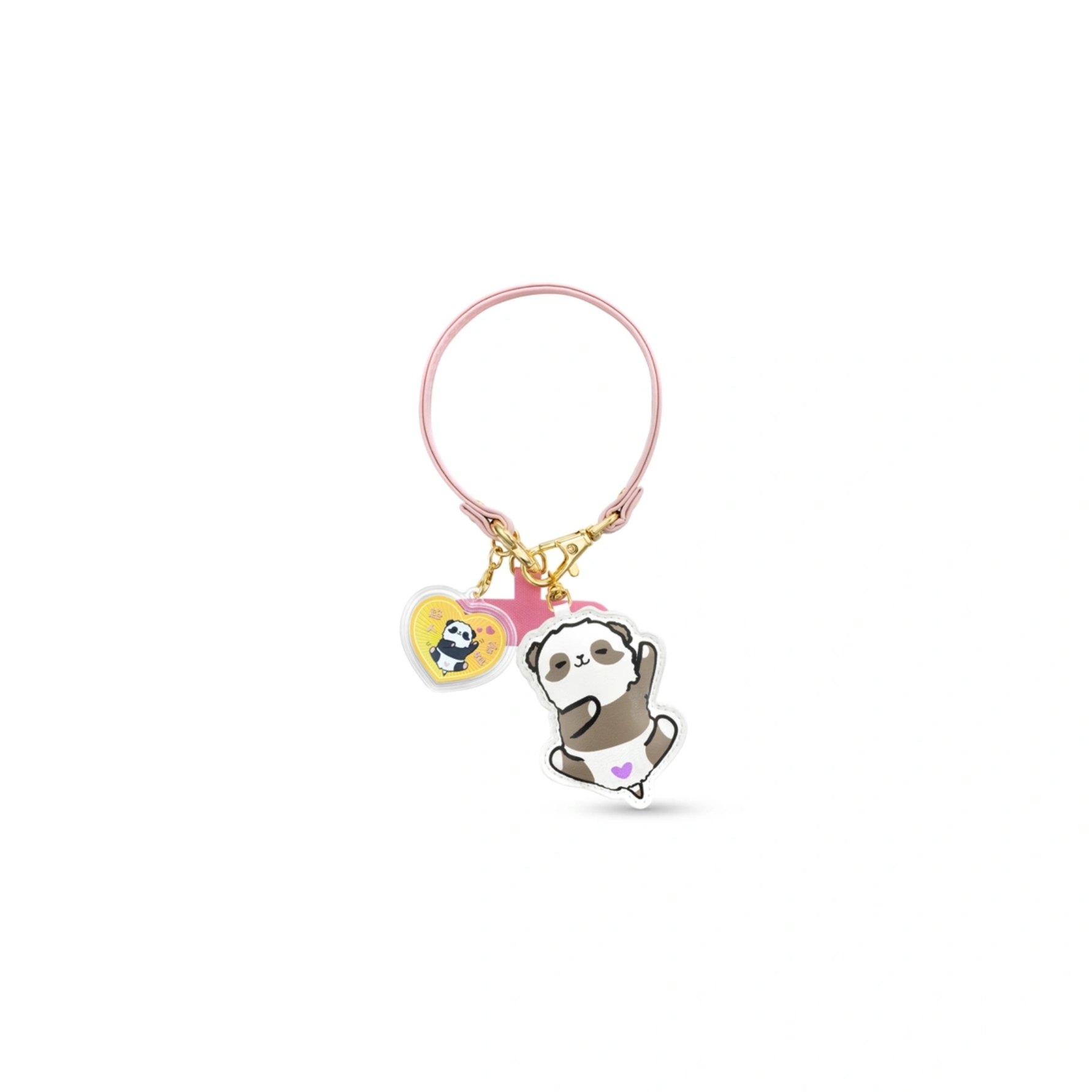 Ocean Park x Chow Tai Fook Super-girl JiaJia 999.9 Gold coin with Giant Panda Mobile Strap