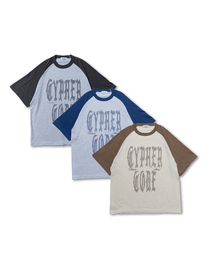 Cypher TILE LOGO RAGLAN TEE