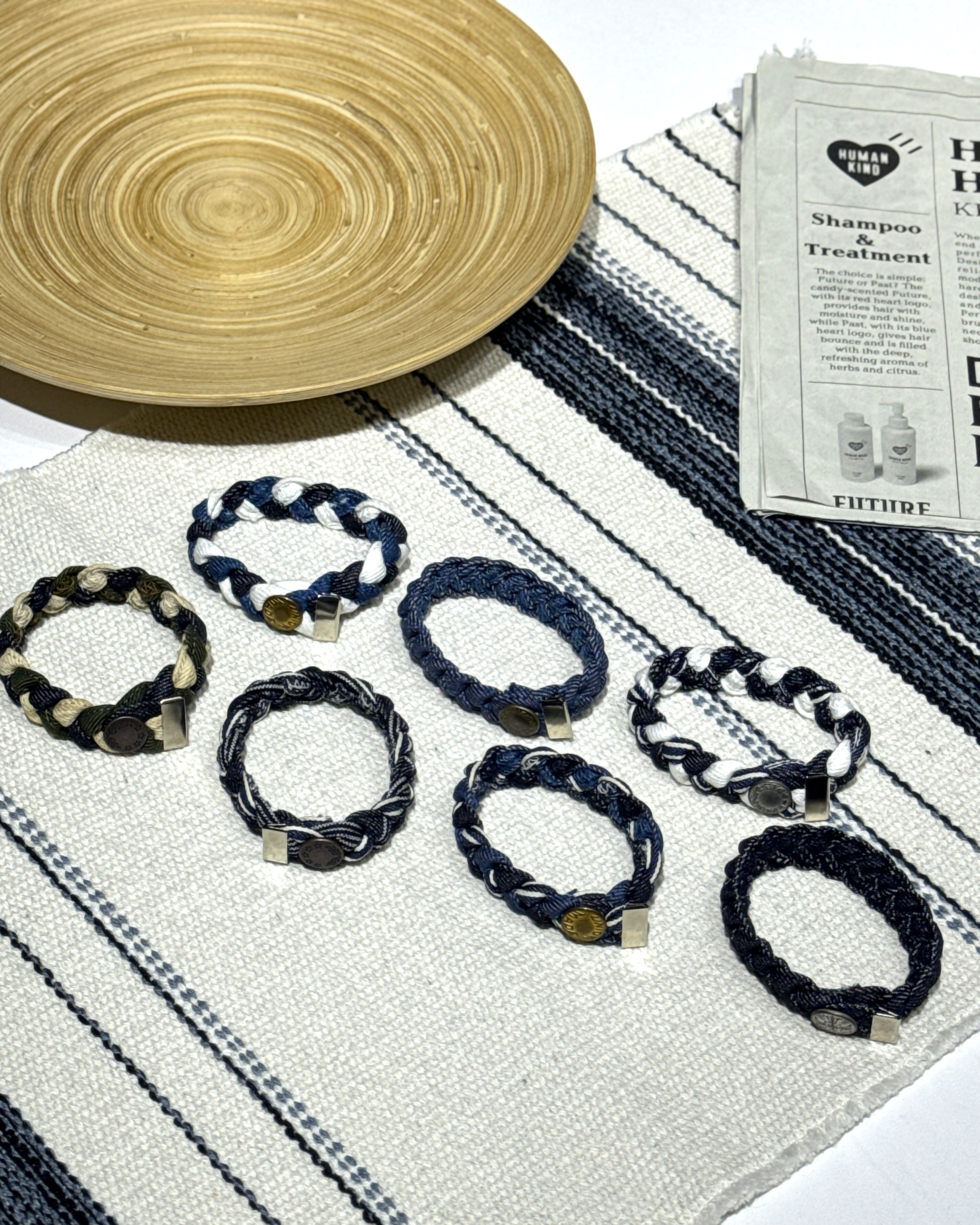 2025AW 倉敷 小店 手工製作 岡山產 鹿兒島 日本製 編織 手環 獨一無二 現貨