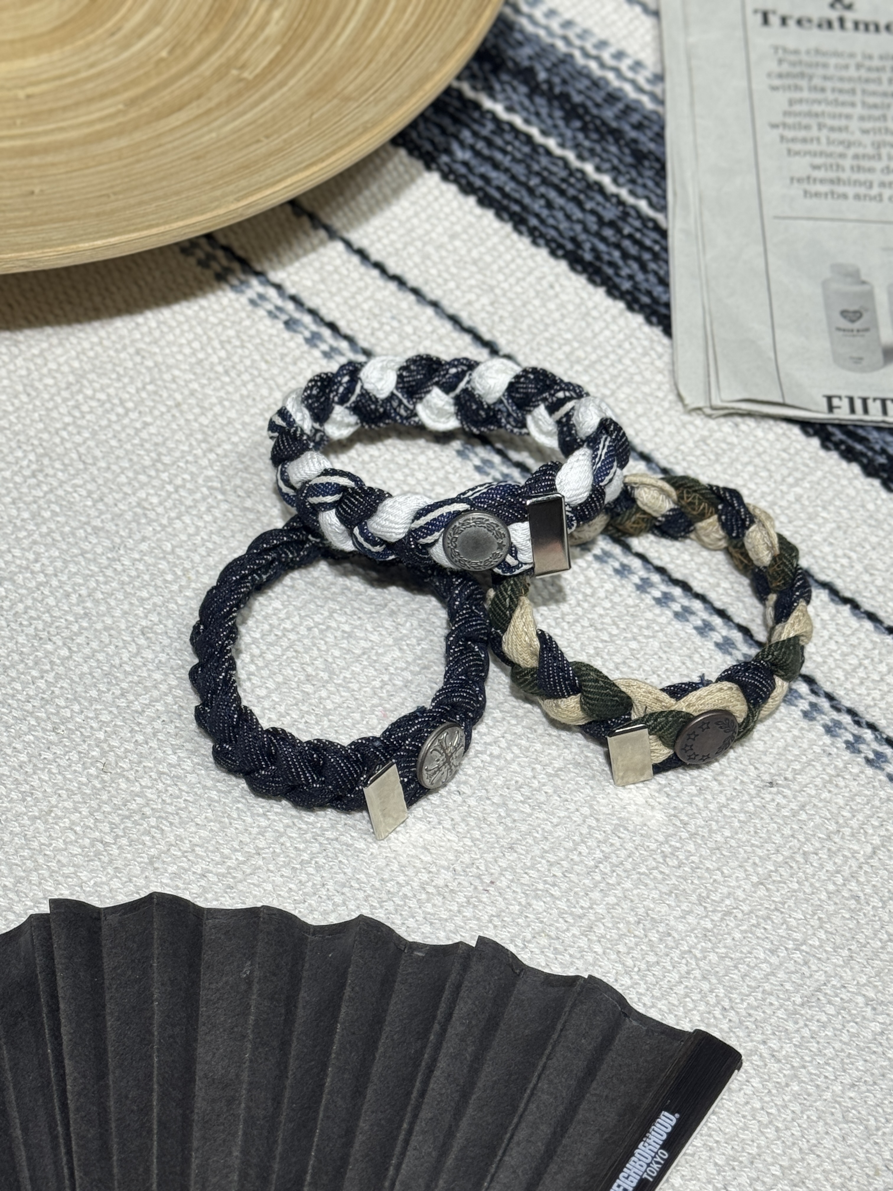 2025AW 倉敷 小店 手工製作 岡山產 鹿兒島 日本製 編織 手環 獨一無二 現貨