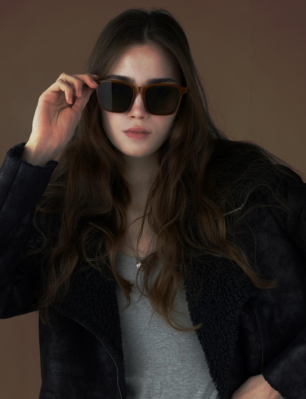 Reclow B108 Sunglasses(Brown)