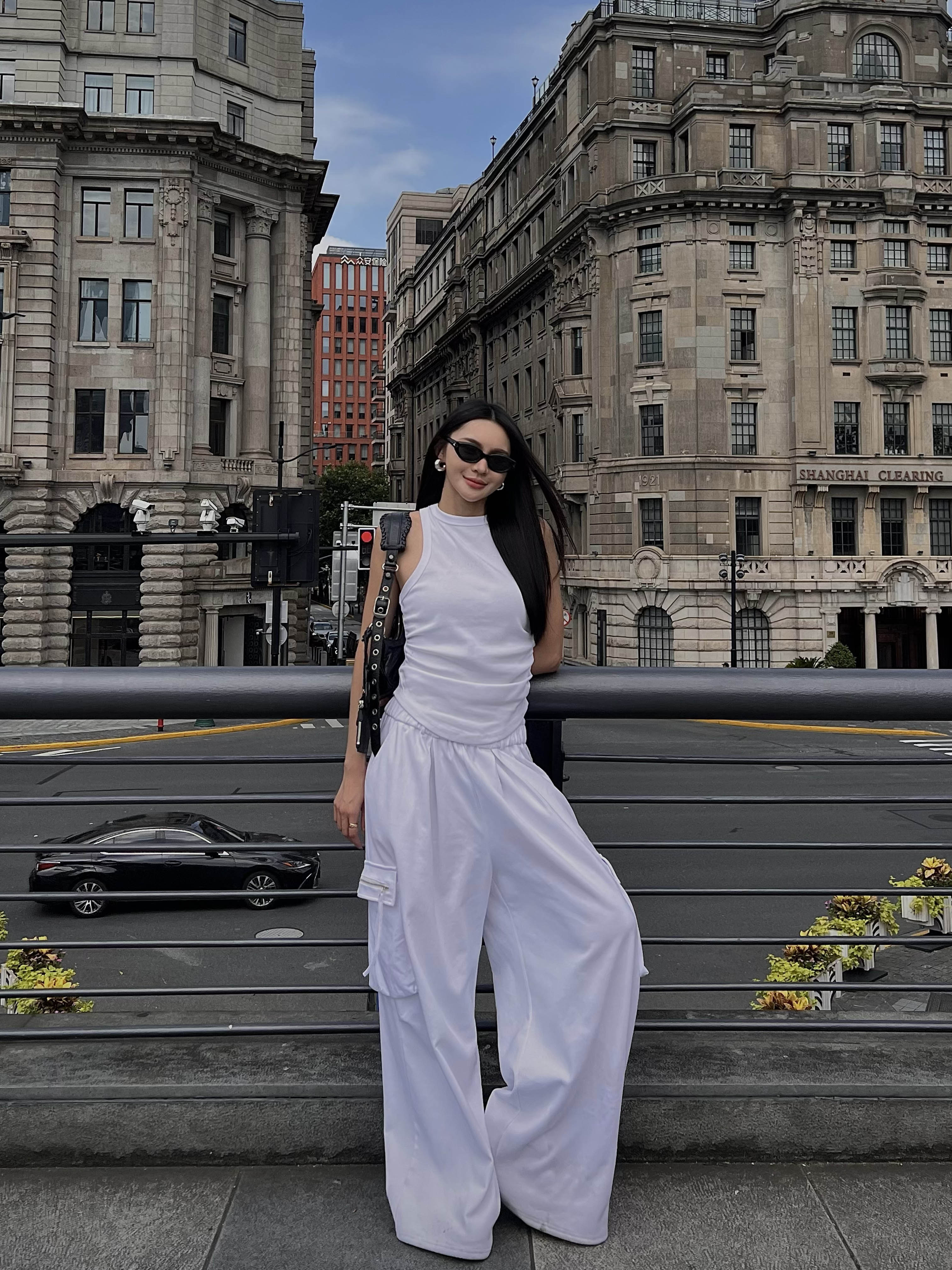 女團必備超寬大厚磅工裝棉褲*3色