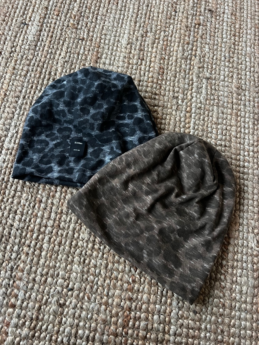豹紋秋系堆堆帽*2色