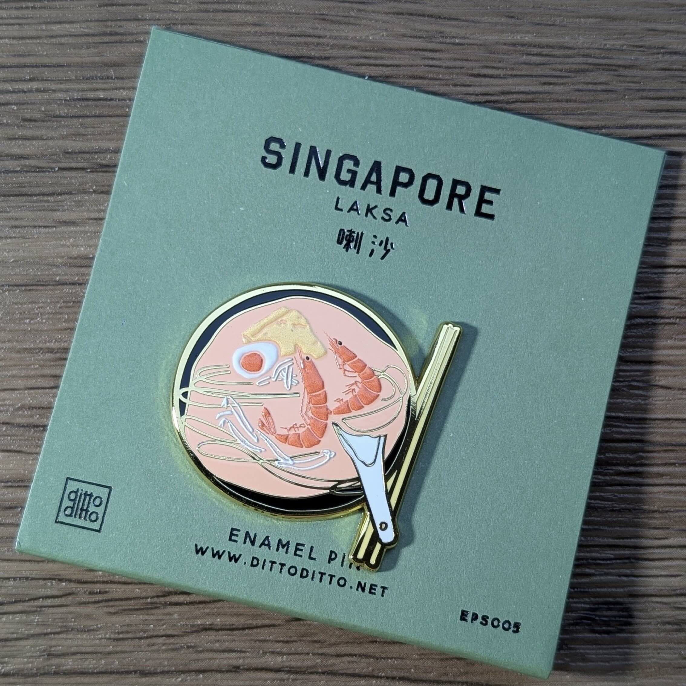 DITTO DITTO 新加坡金屬徽章 - 叻沙