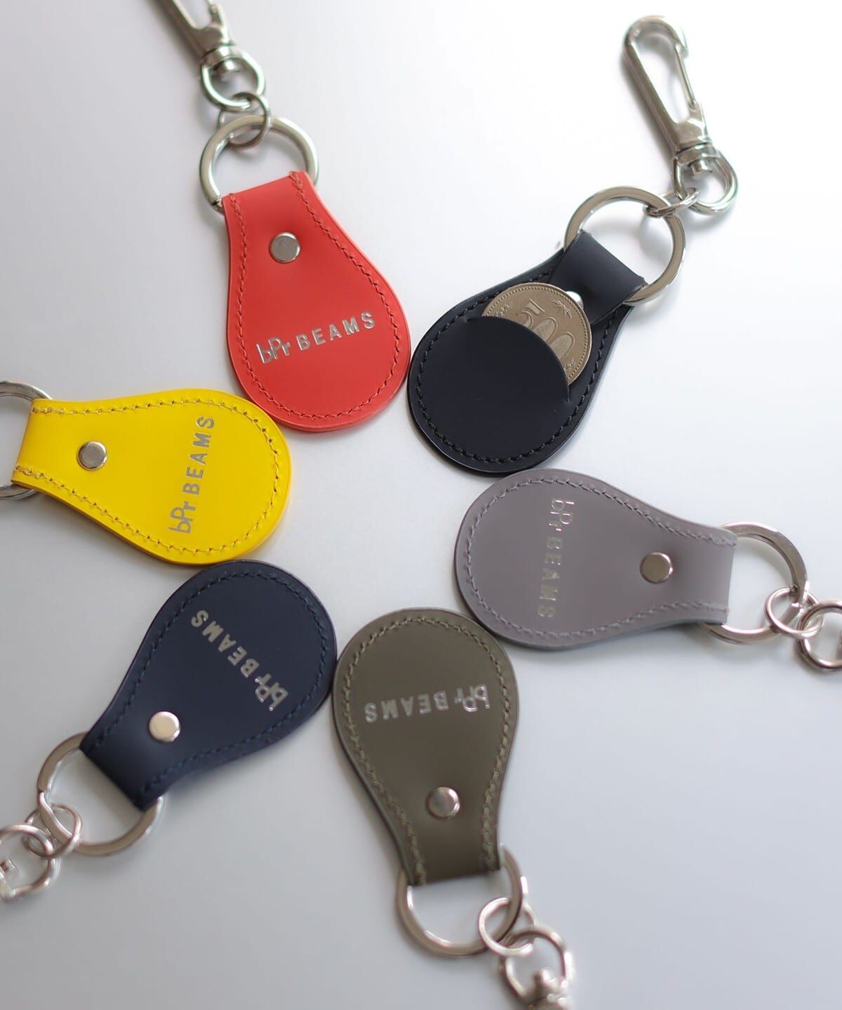 2025AW bPr BEAMS 可放 磁扣 鑰匙圈 牛皮 現貨 33020020493