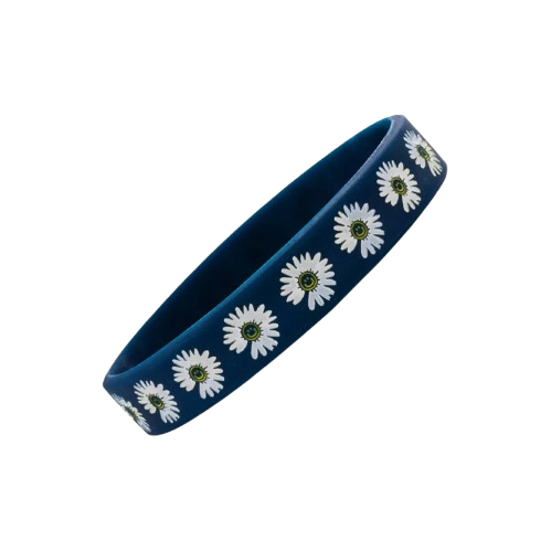 BSELEON 小雛菊笑臉矽膠運動手環 DWG0121