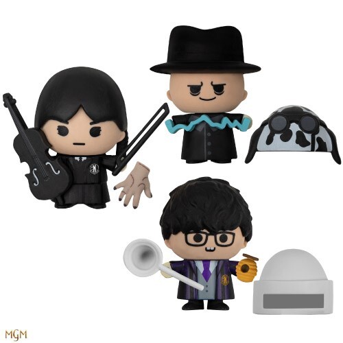 Wednesday - Gomee 公仔 - Wednesday Addams, Fester 叔叔, Eugene Ottinger