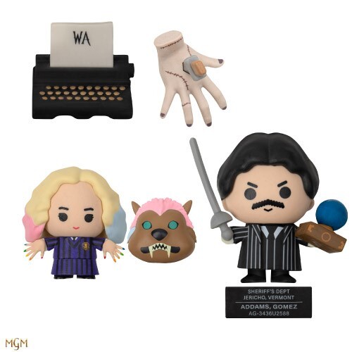 Wednesday - Gomee 公仔 - Gomez Addams, Enid Sinclair, Thing