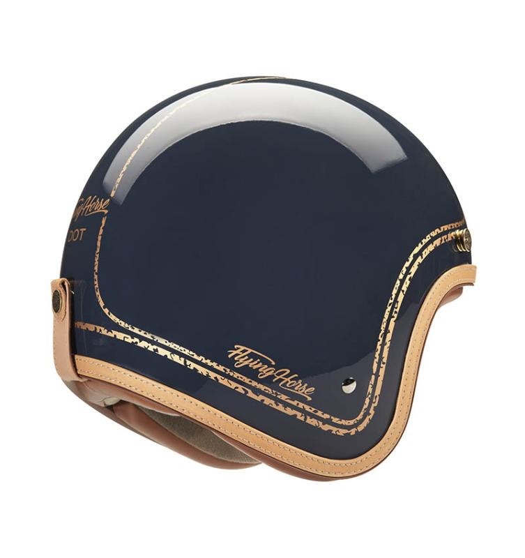 THH FH-358艾菲爾 深灰藍/金 素色 莫蘭迪色系 3/4罩式