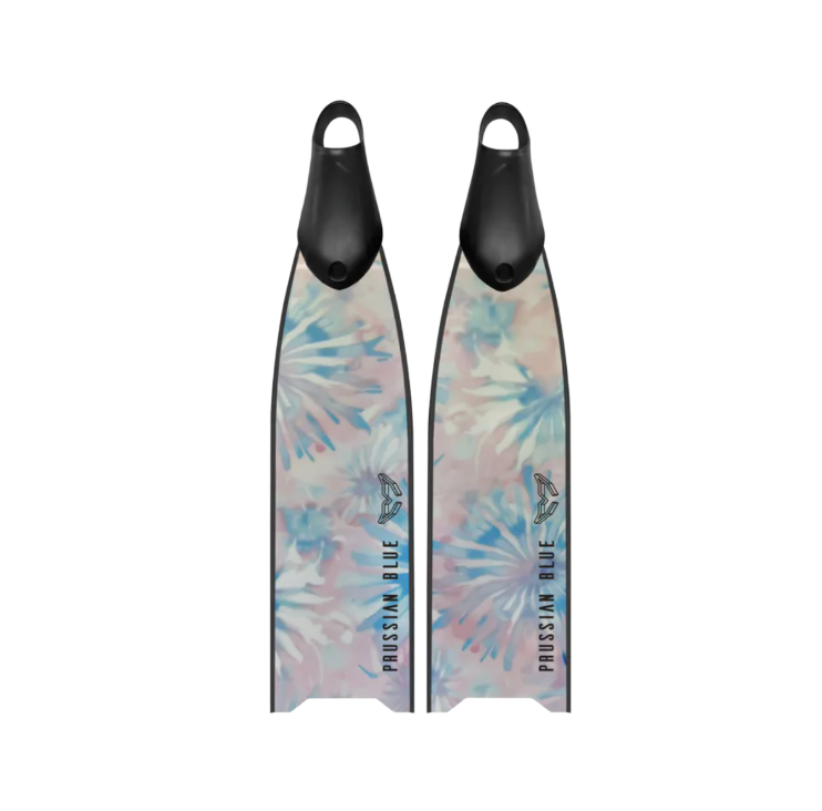 ▲普魯士藍 玻纖彩繪板 花染