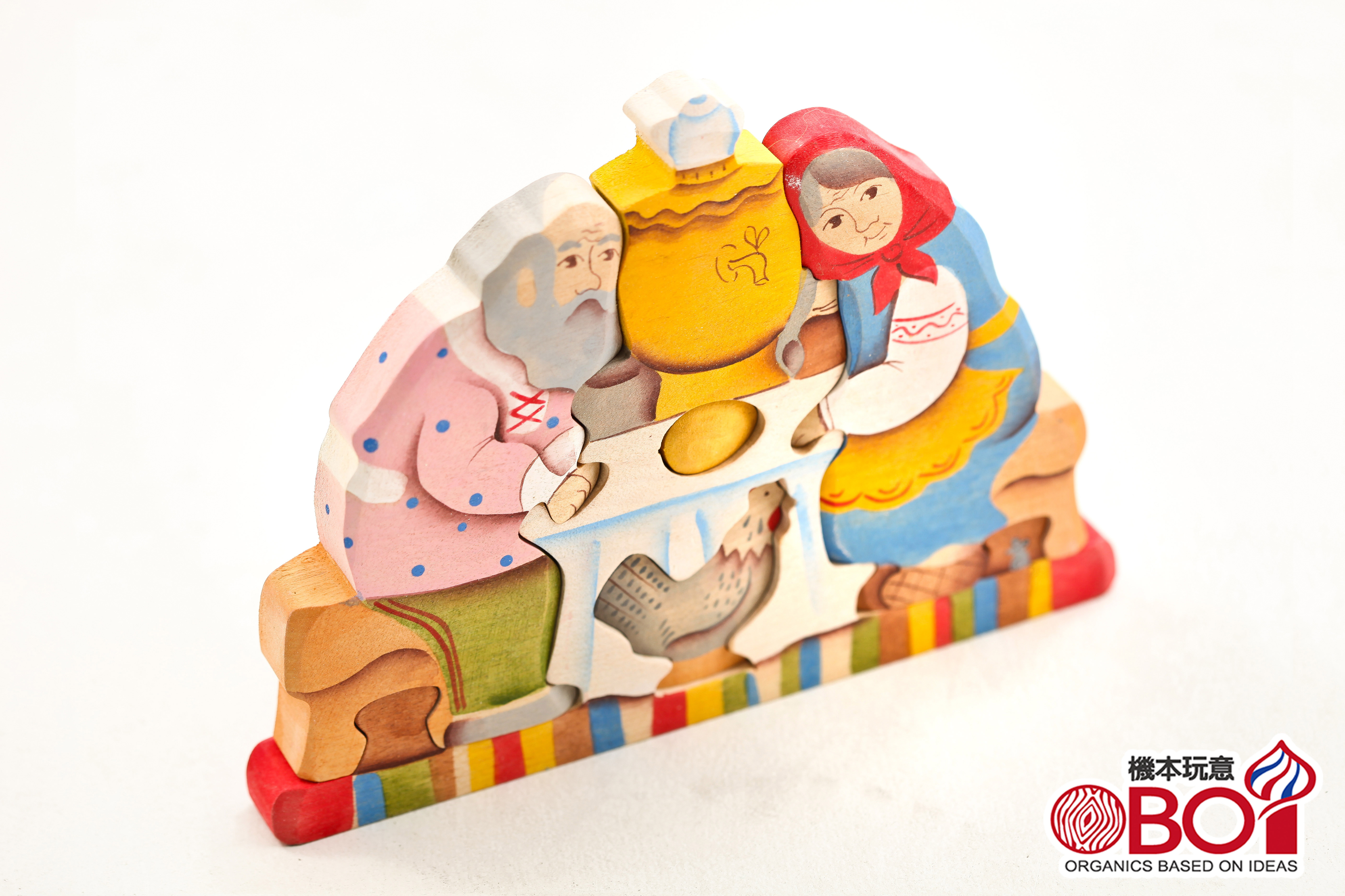 俄羅斯積木-淳木童話  下金蛋的母雞