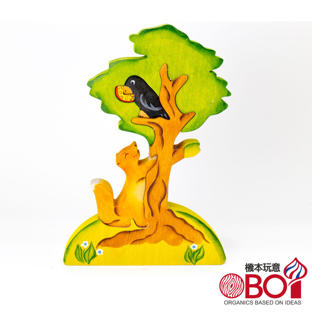 俄羅斯積木-淳木童話  烏鴉與狐狸