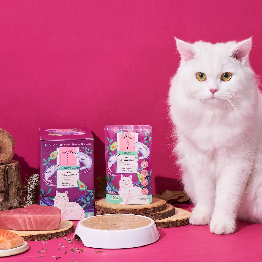 RonRon 吞拿三文魚牛油果成貓主食包 75g