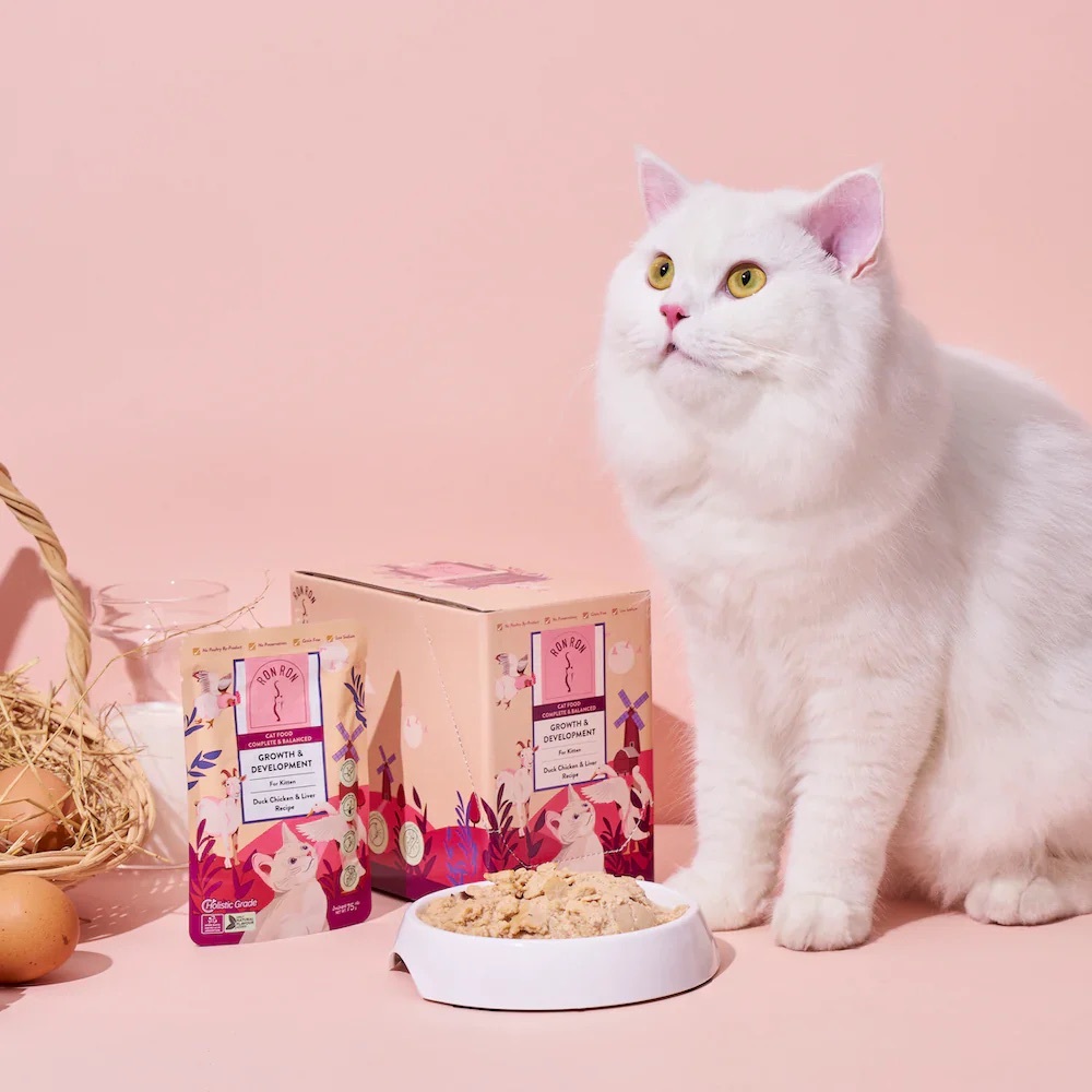 RonRon 鴨雞肉加雞肝幼貓主食包 75g