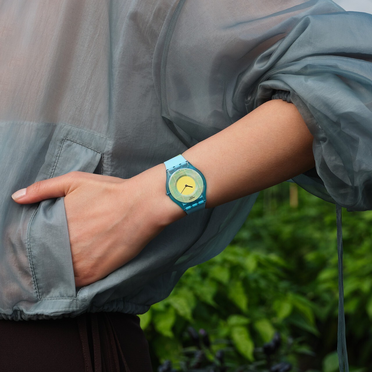 【Swatch】ACID MADRAS 03 SS08Z104 34mm 現代鐘錶