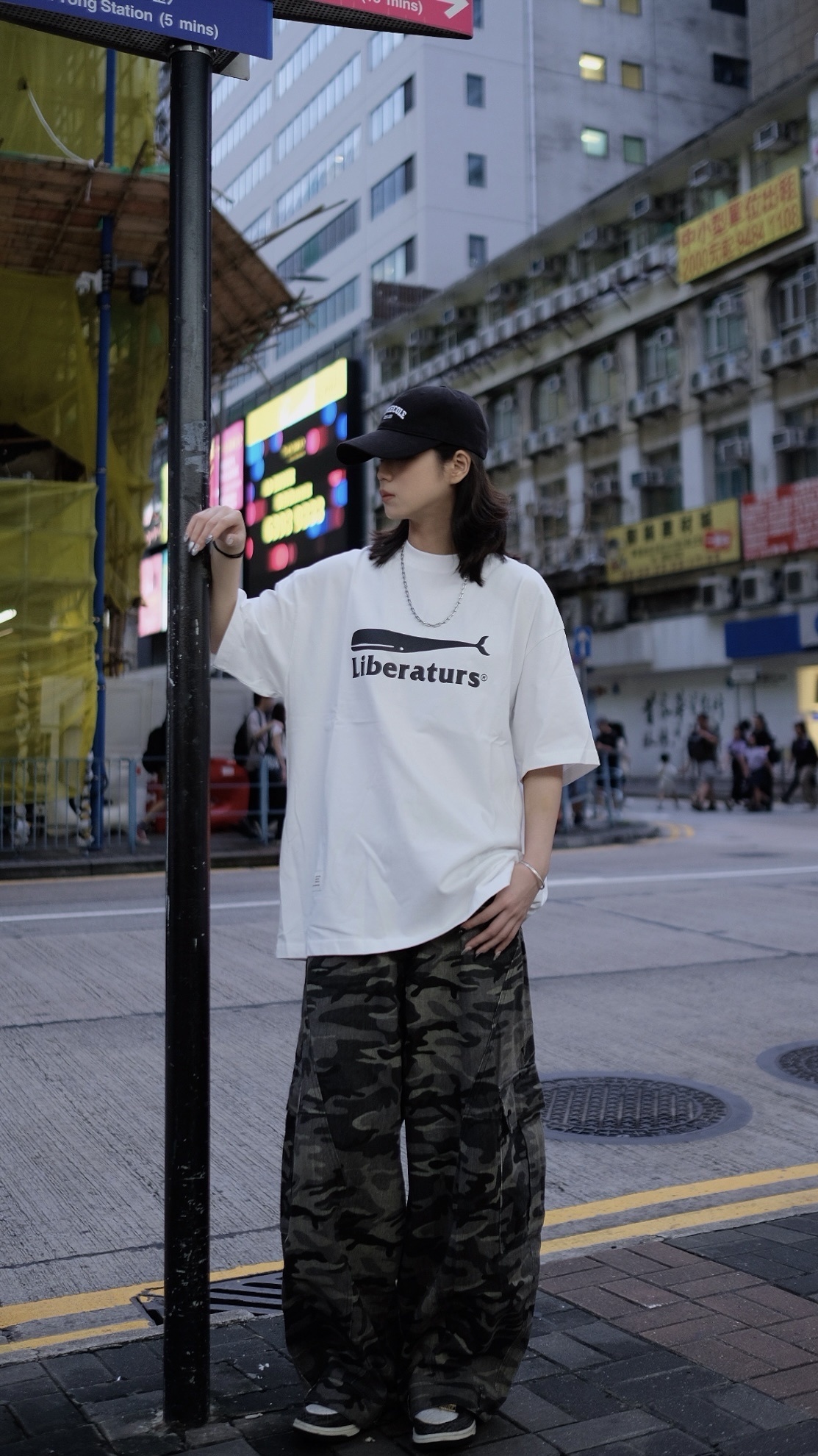 ST002 鯨魚Print Tee
