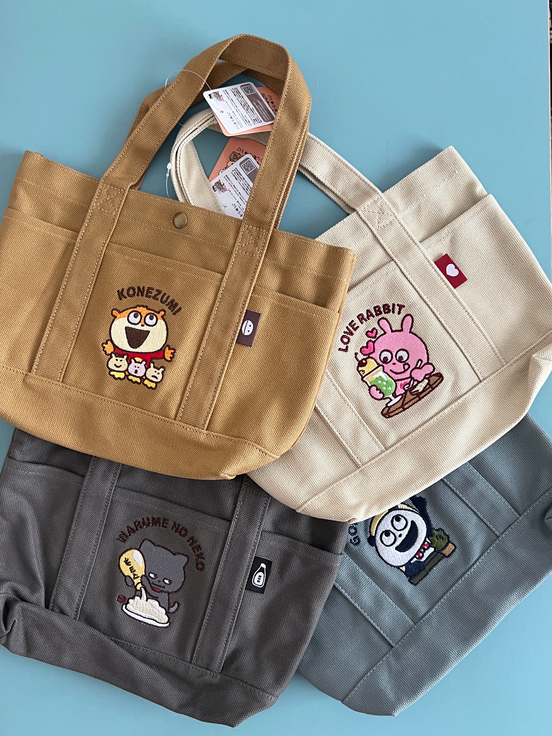 西村裕二帆布刺繡造型手提袋