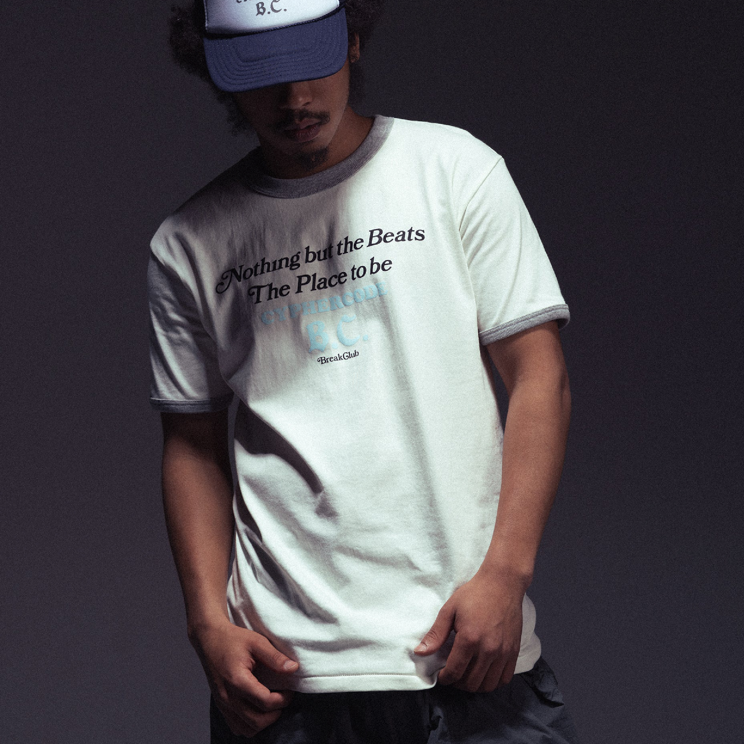 Cyphercode Break Club Ringer Tee 俱樂部字體短Tee