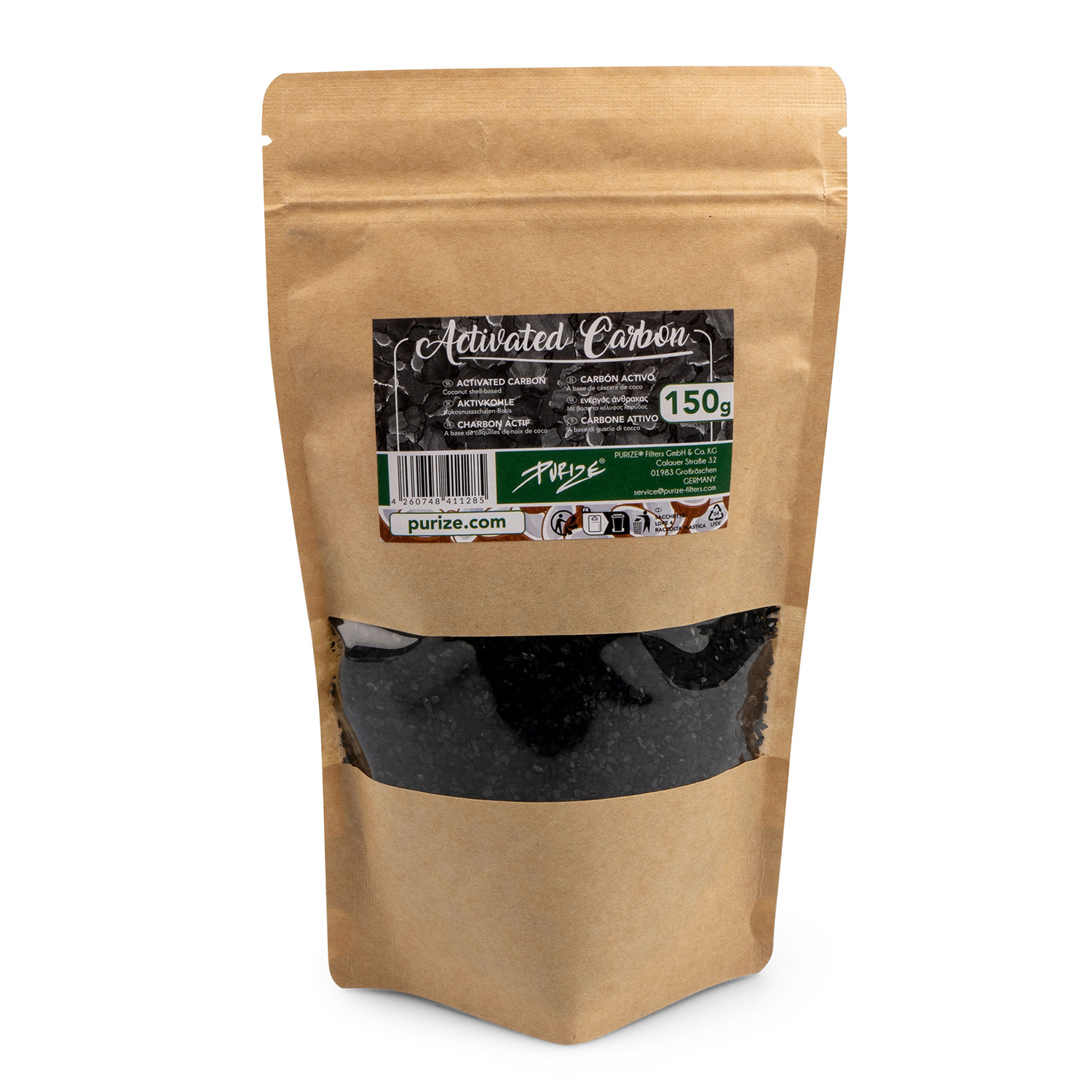 COCONUT ACTIVATED CARBON BY PURIZE