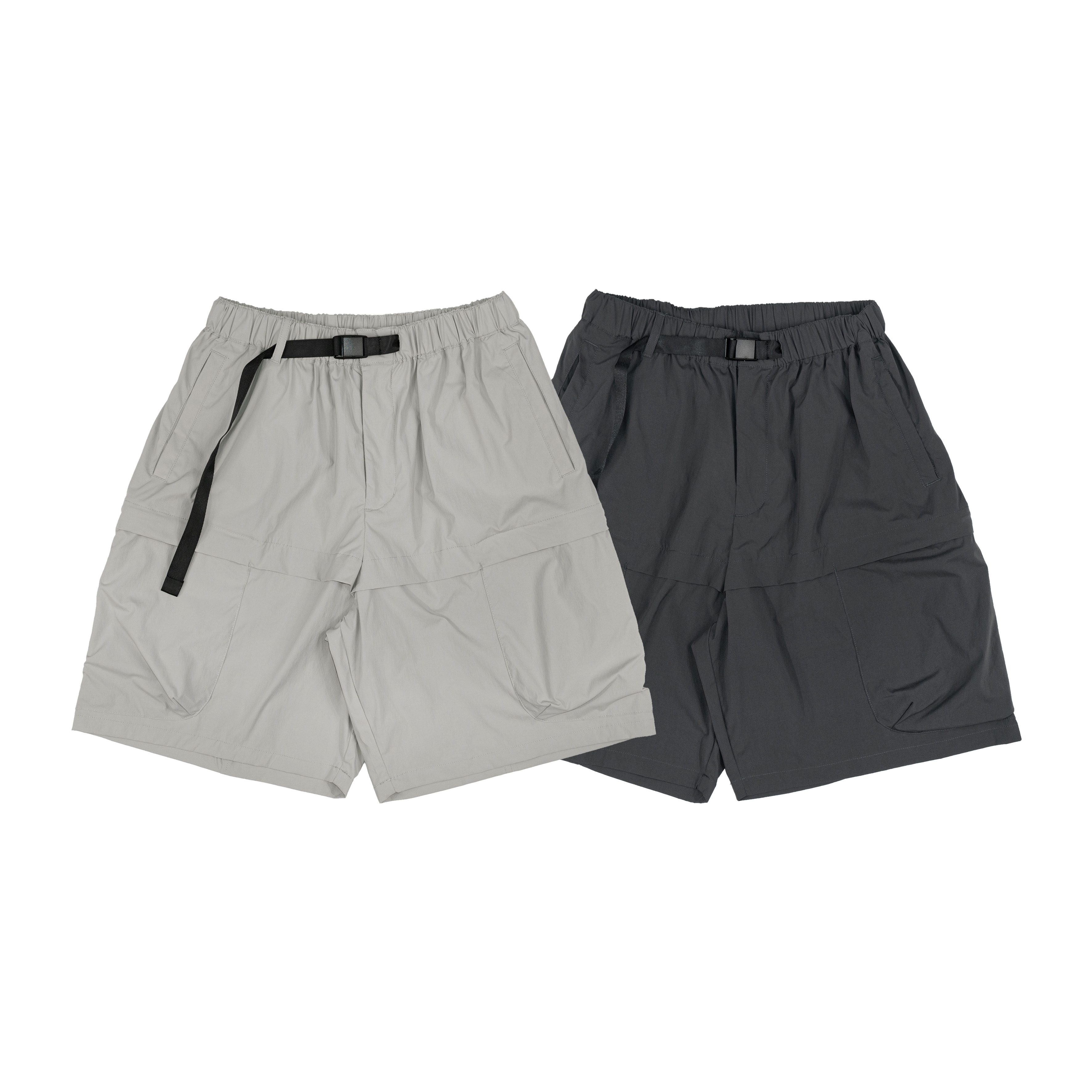 idealism｜ID25017 – N.Tech Shorts (Dark Gray/Gray)