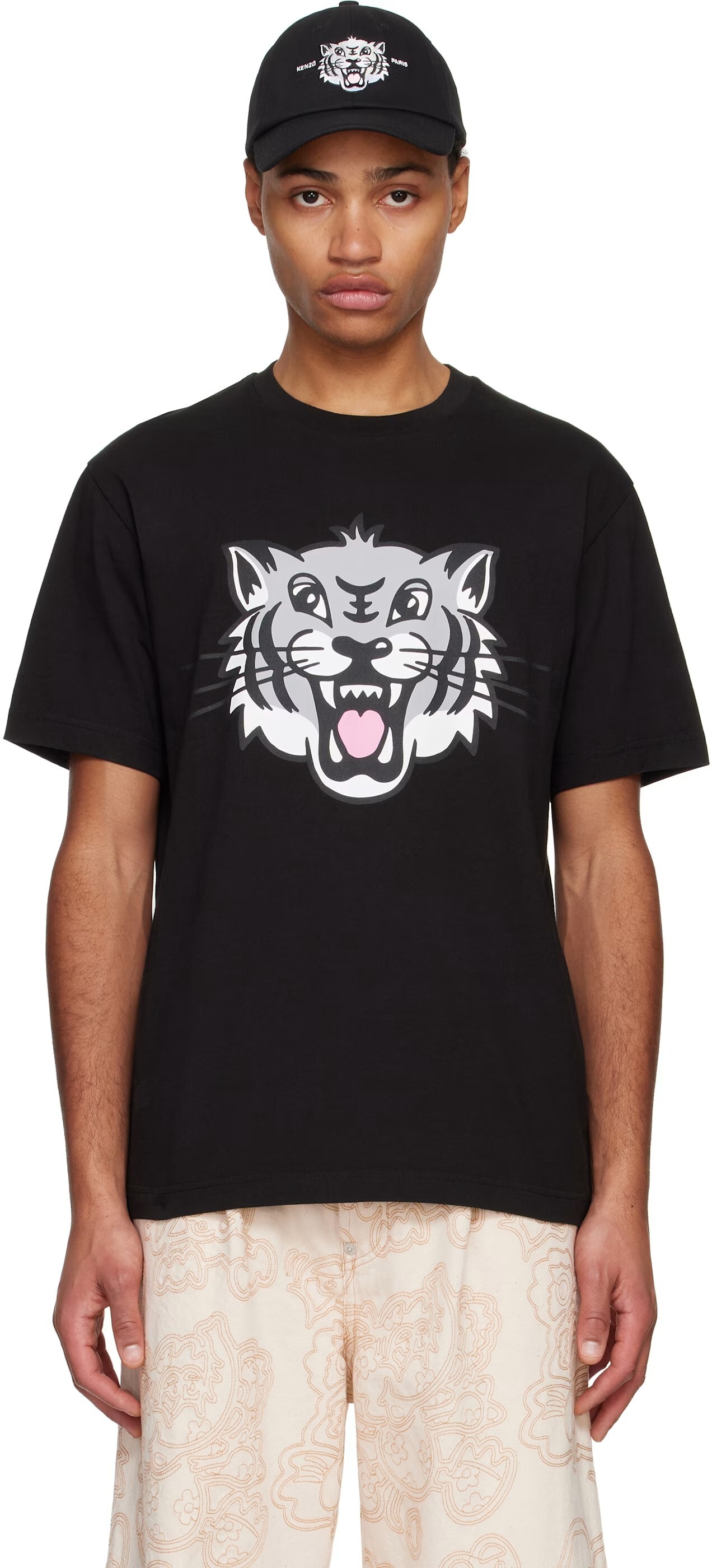 【Focus Store】預購 Kenzo Kenzo Paris Happy Tiger Classic T-shirt  "Black" 黑色 Logo短T