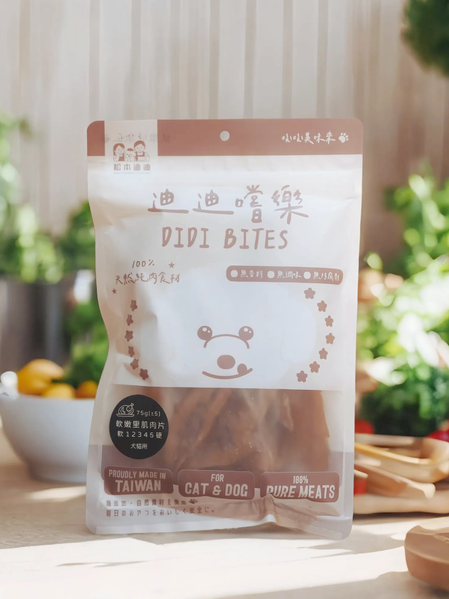【松本迪迪】迪迪嚐樂 天然零食｜嫩脆里肌肉片