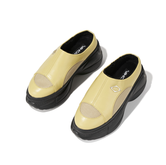Mischief  MSCHF  許光漢、秀智愛牌 /  RHOMBUS WINTER MULES_MUSTARD 菱形冬季穆勒鞋_芥末黃 / AUG25