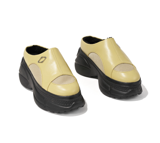 Mischief  MSCHF  許光漢、秀智愛牌 /  RHOMBUS WINTER MULES_MUSTARD 菱形冬季穆勒鞋_芥末黃 / AUG25