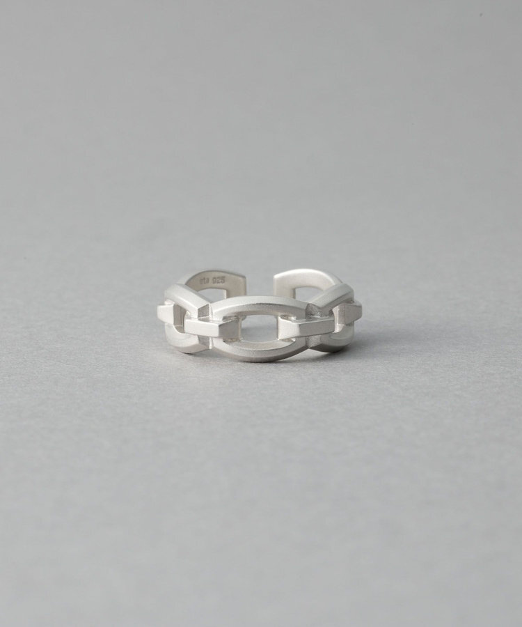 [連線優惠] ete 鏈條圖案耳環  可用作戒指