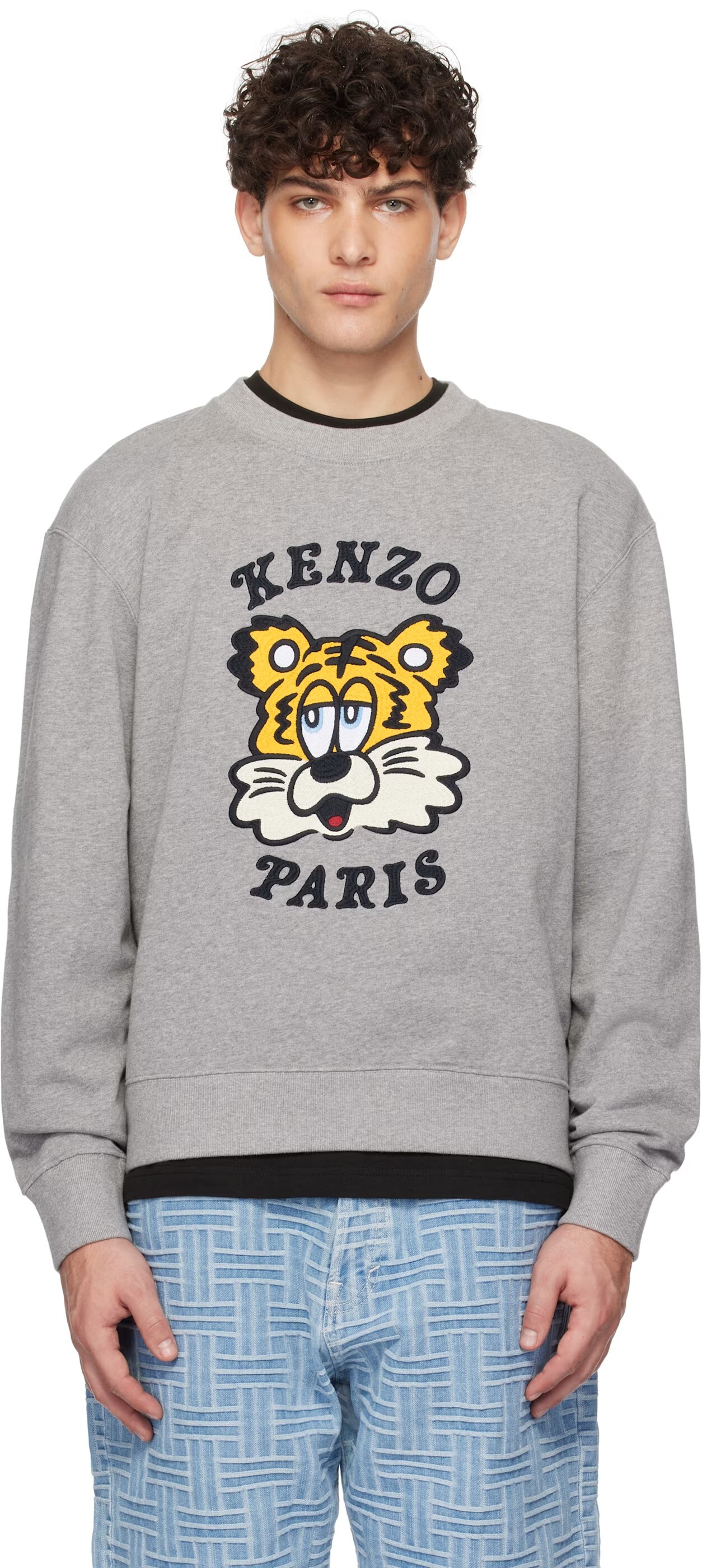 【Focus Store】預購 Kenzo Kenzo Paris VERDY Edition Embroidered Sweatshirt "Gray" 灰色 大學T