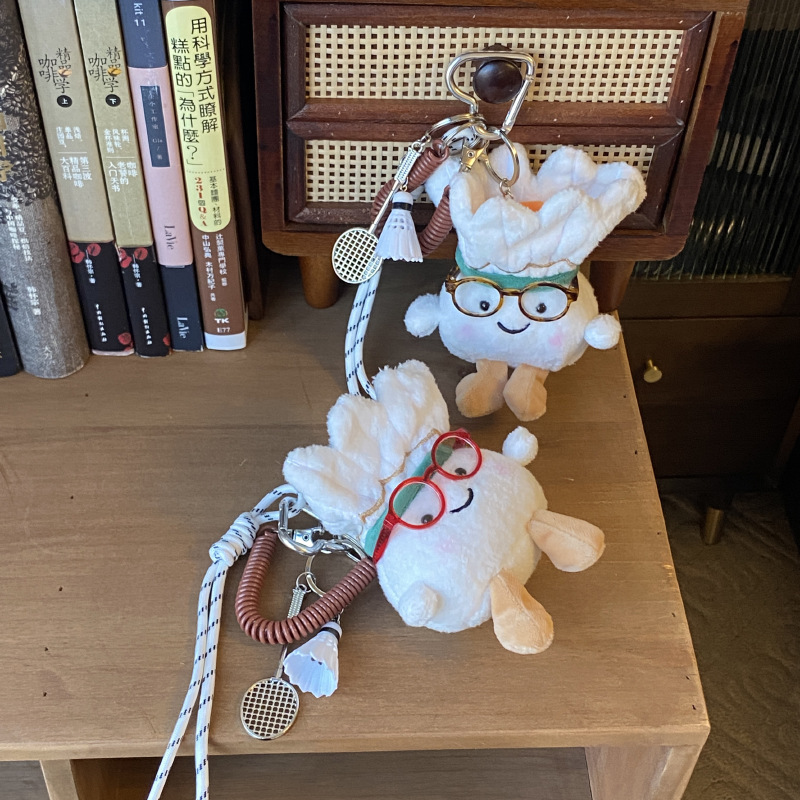 《6188》可愛羽毛球毛絨掛飾