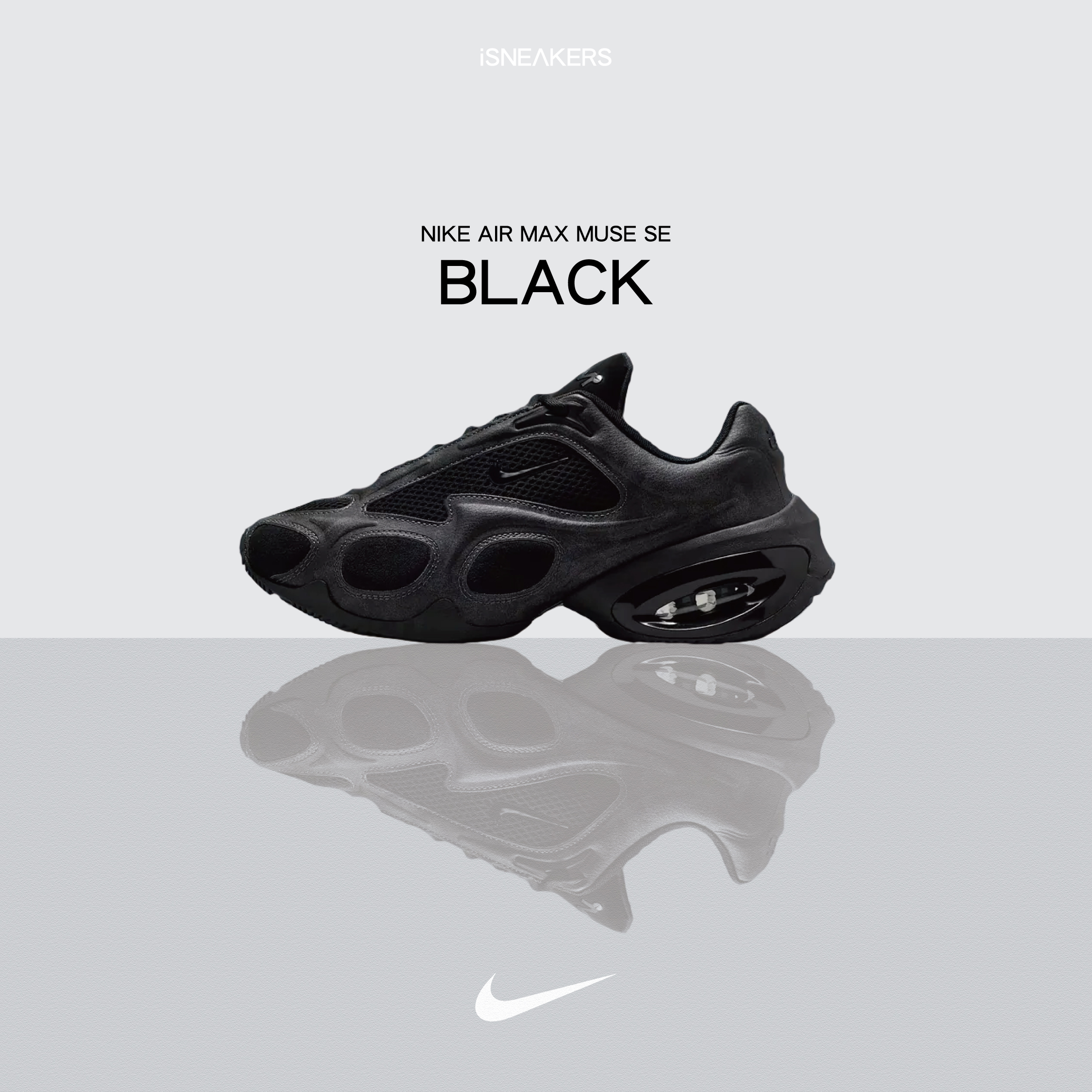 iSNEAKERS｜Nike Air Max Muse SE "Black" 黑灰 HQ1831-001