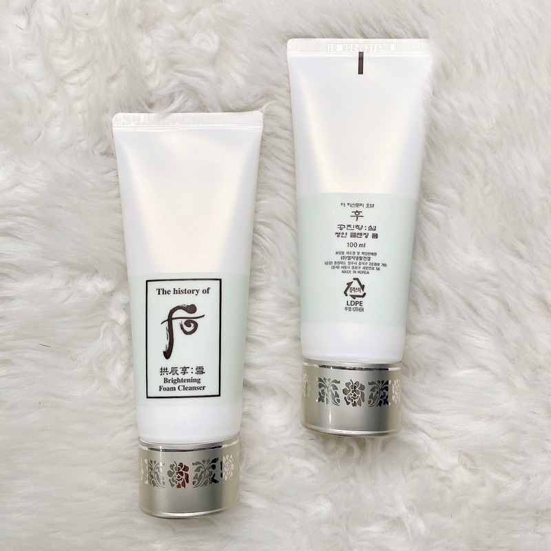 【預購】AKR081214 The Whoo 后 拱辰享雪玉凝淨潔透泡沫潔面膏 100ml