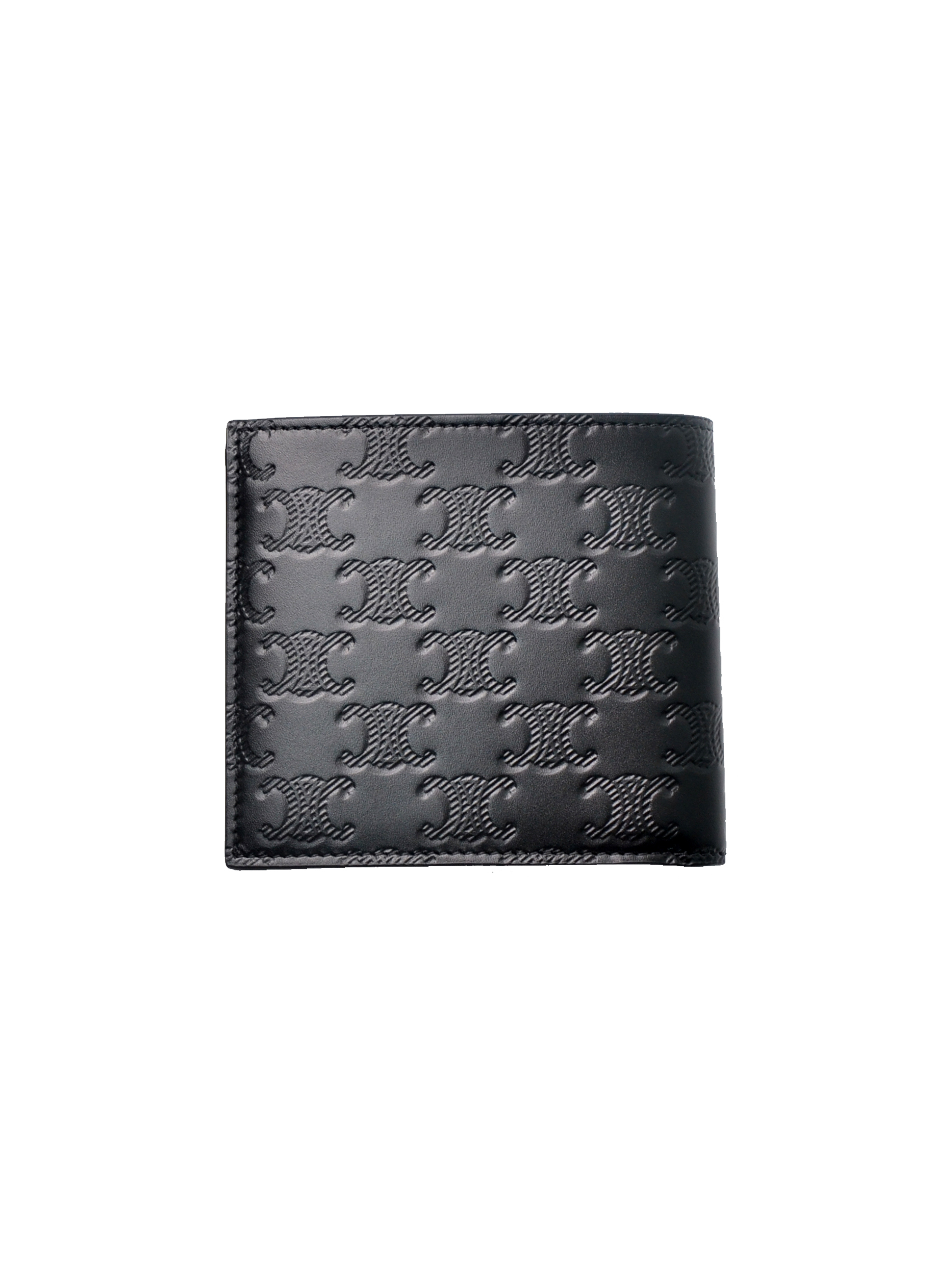 CELINE MEDIUM CARD HOLDER IN Calfskin with triomphe embossed 皮夾錢包【10B653FQB.38SI】