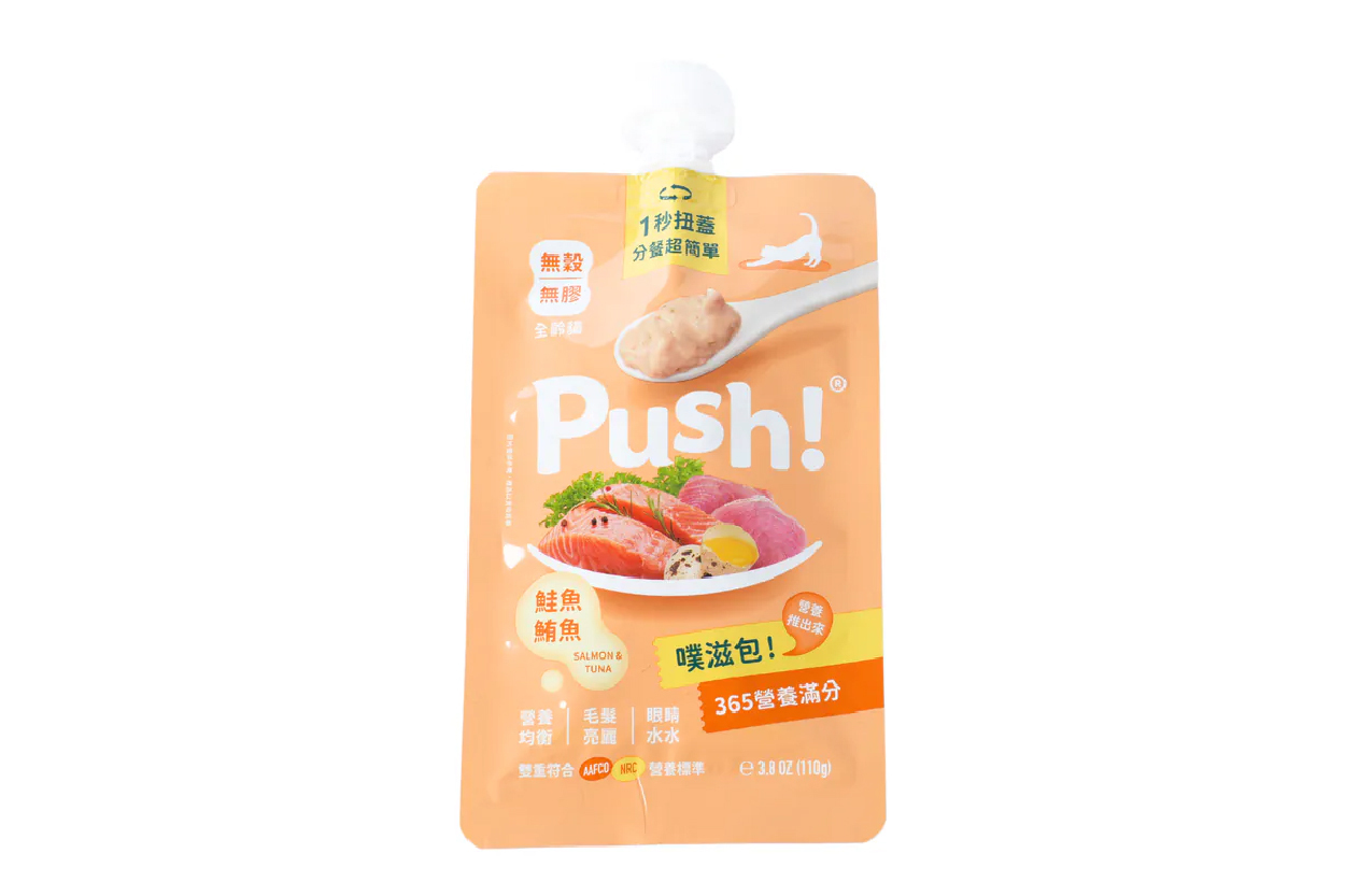 Push! 噗滋包-雙魚味 (三文魚＋吞拿魚)(110g)