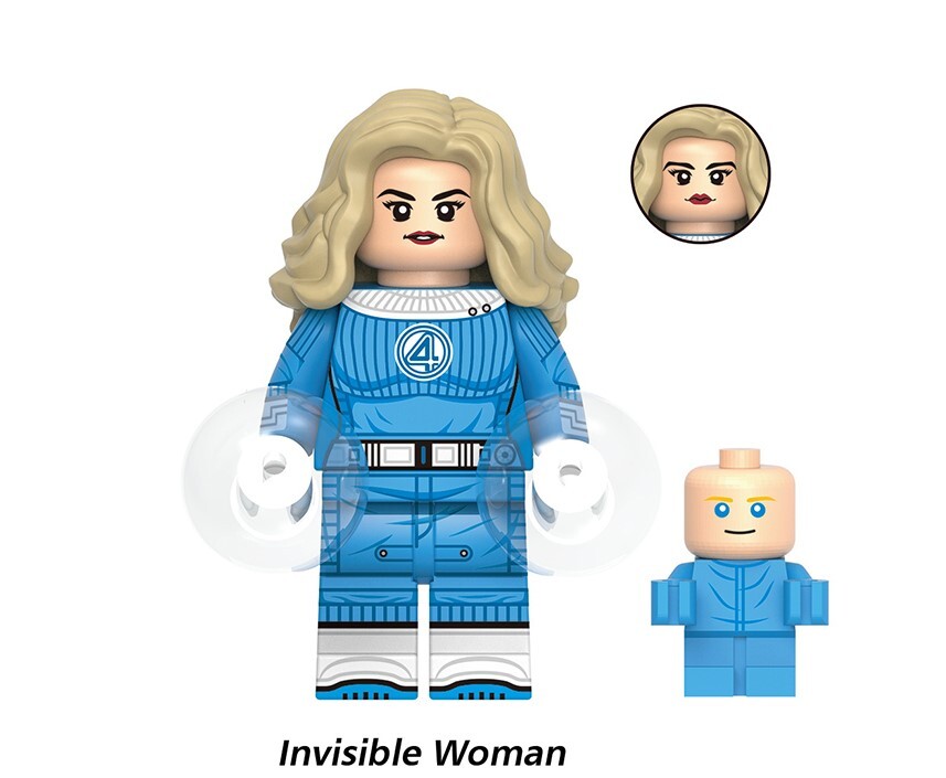 The Fantastic Four Custom Minifigures Minifigs Set Fit Lego G0151
