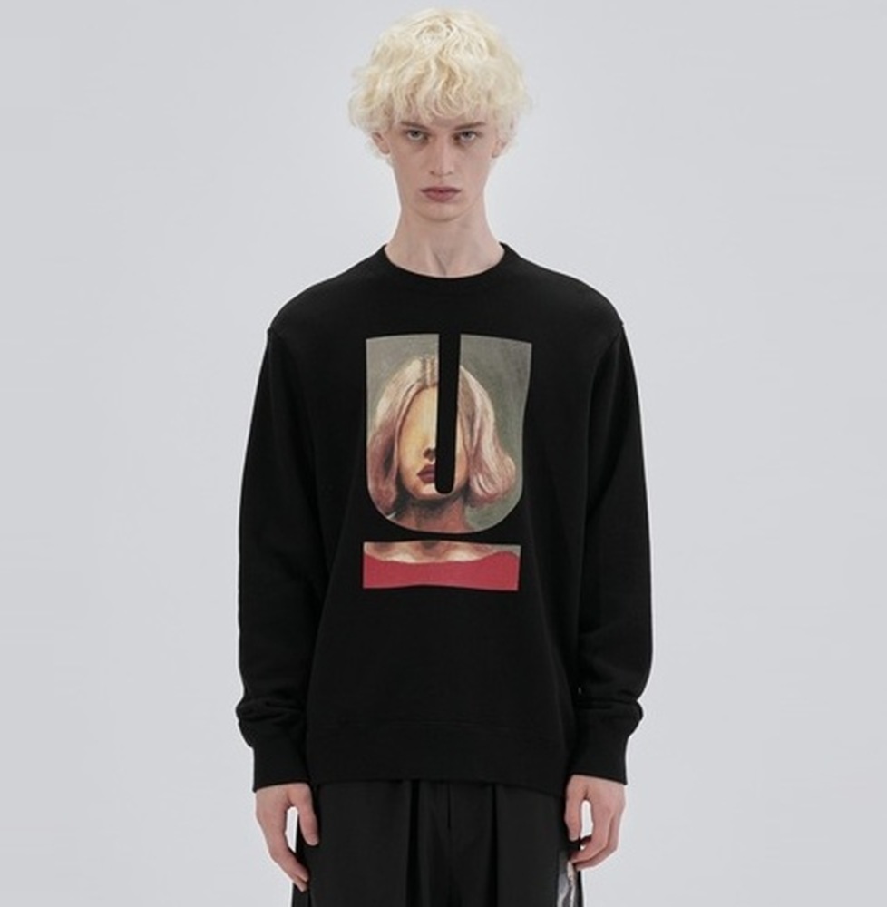 UNDERCOVER U MIX WOMEN SWEATER L/S (UC1E9803-1) - BLACK PRE ORDER ITEM (預訂中)