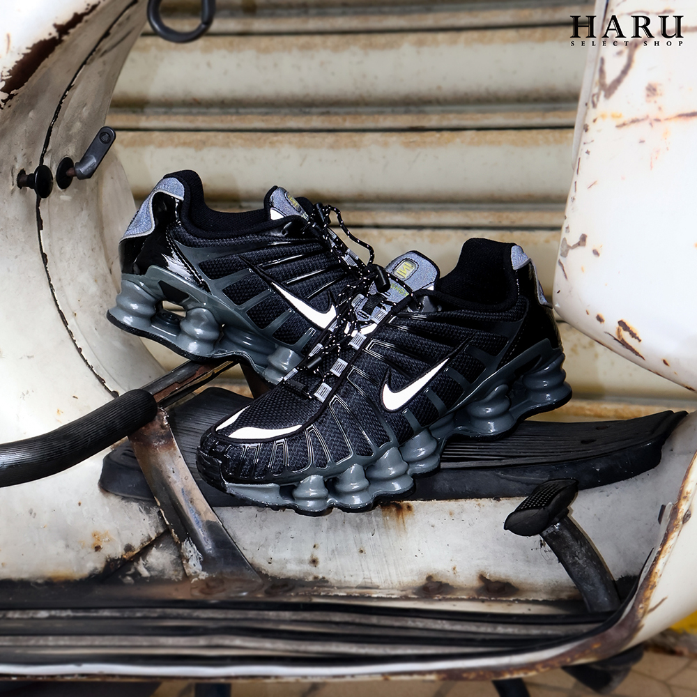 Nike Shox TL Black Iron Grey 黑灰 黑銀 反光彈簧鞋 女鞋 FV0939-001