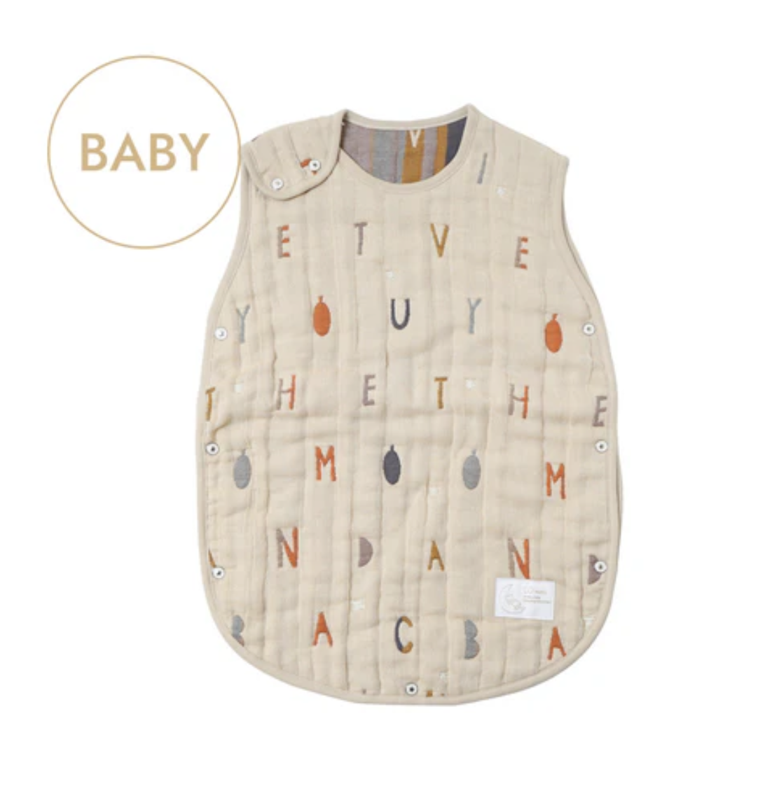 日本製 10mois 六重紗棉質羊毛睡袋