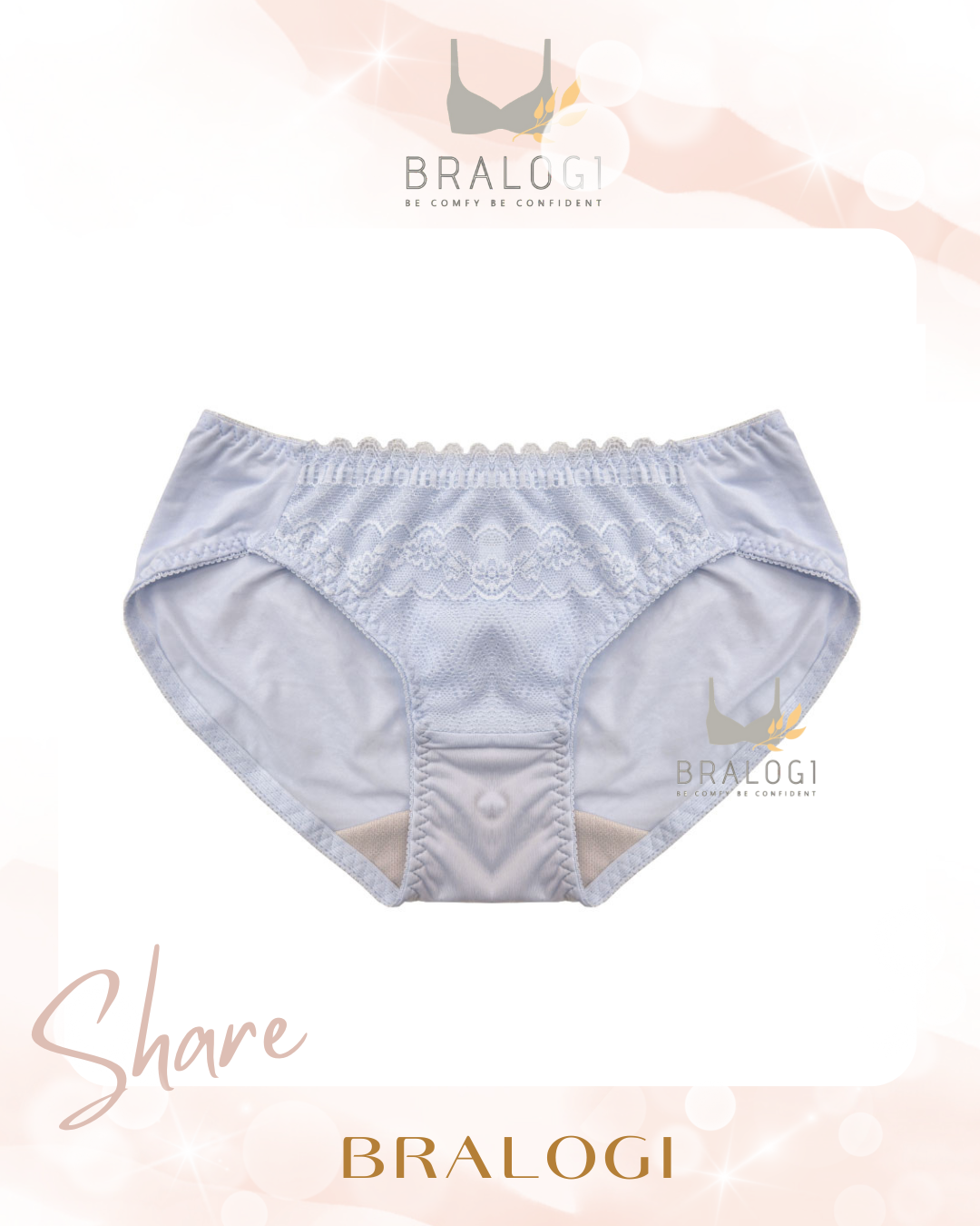 715U 柔軟蕾絲內褲 M/L/XL