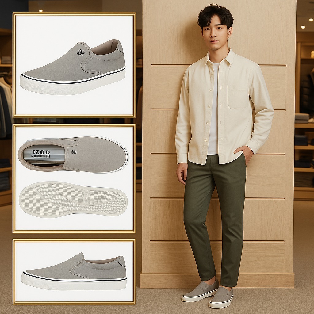 【預購】Izod Canvas G081201 男裝休閒鞋