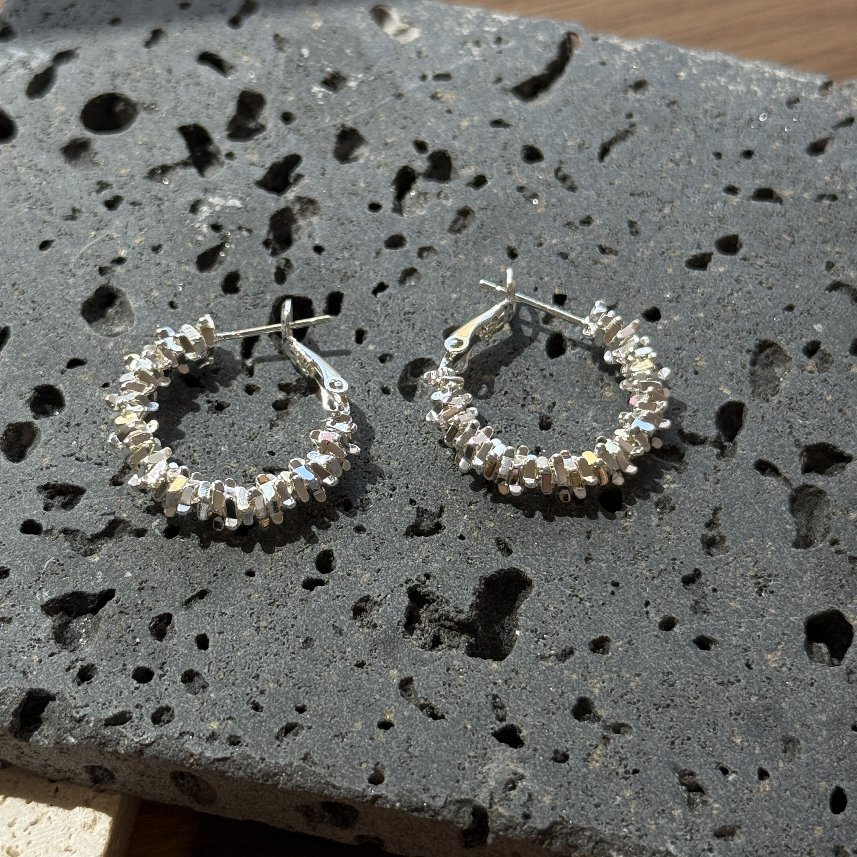 Western Scattered Silver Earring