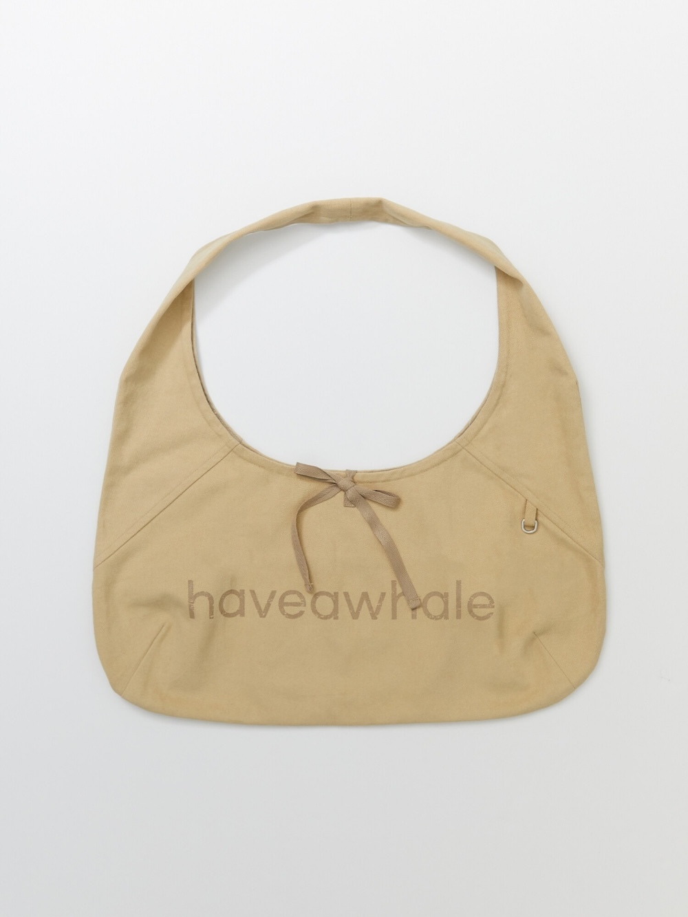 HAVEAWHALE) cotton baguette eco bag (YE)