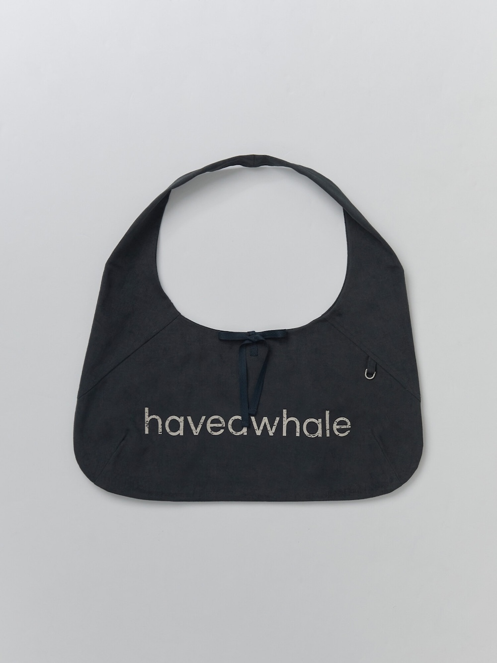 ショルダーバッグ・ポシェット [HAVEAWHALE] cotton baguette eco bag (DARK GRAY) HAVEAWHALE) cotton baguette eco bag (DG)