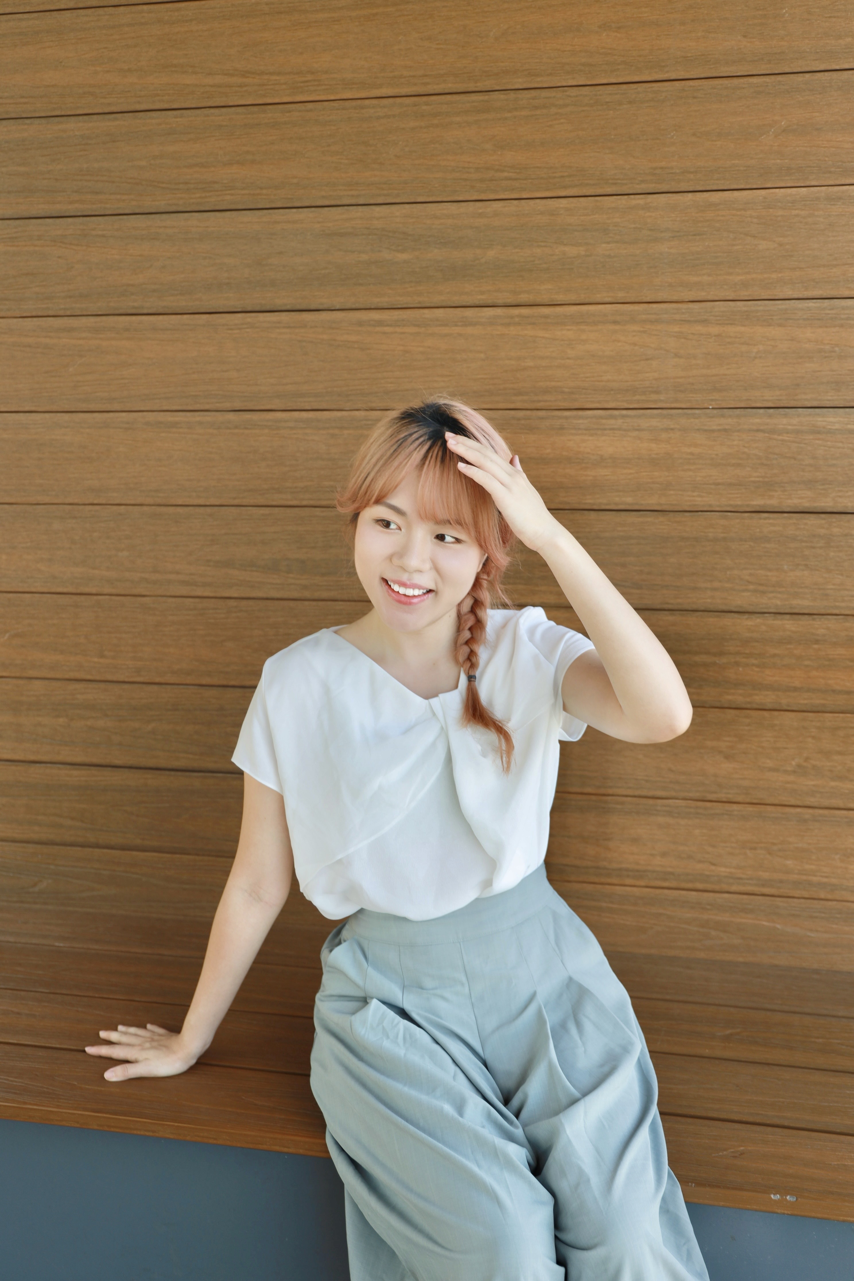 ||OL98|| 微紐結簡潔上衣