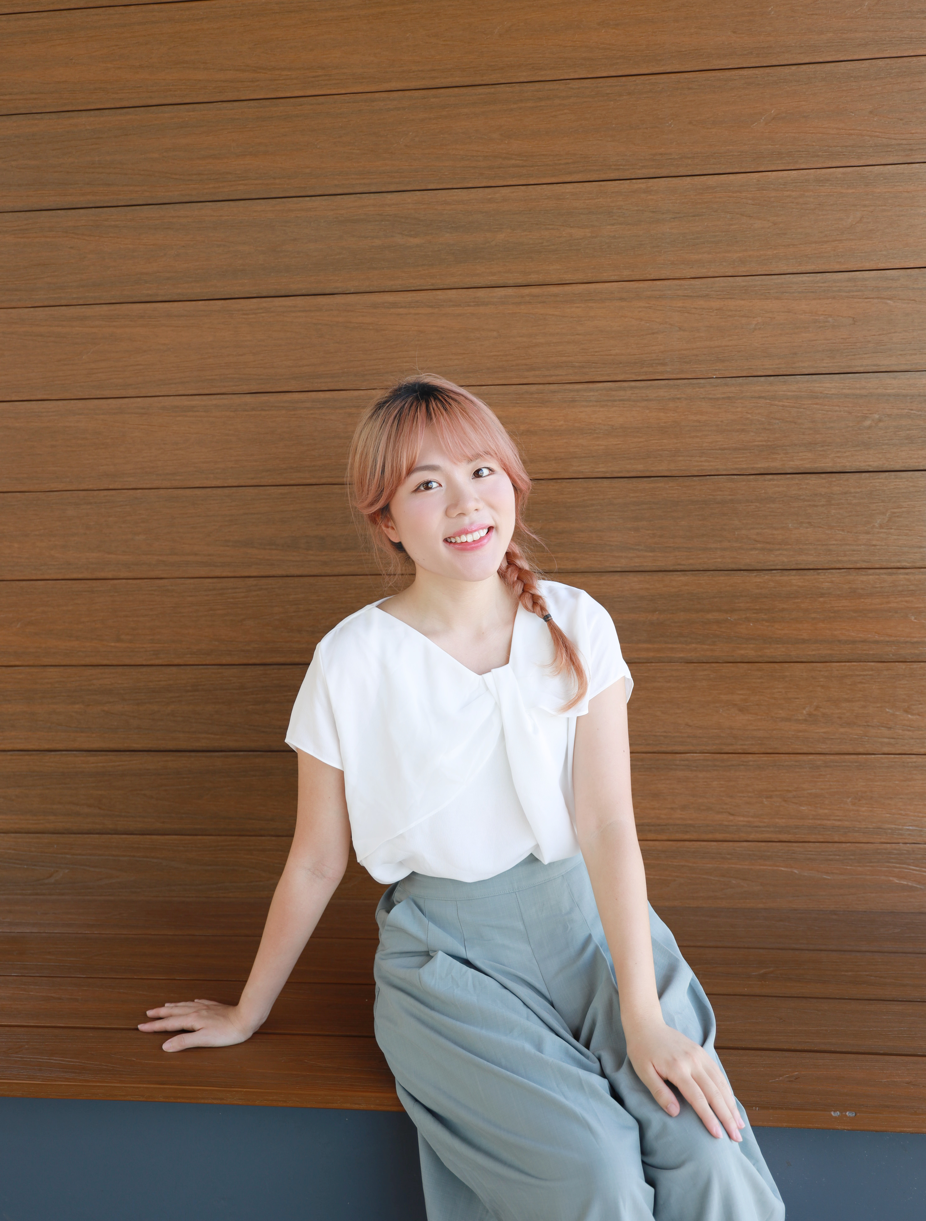 ||OL98|| 微紐結簡潔上衣