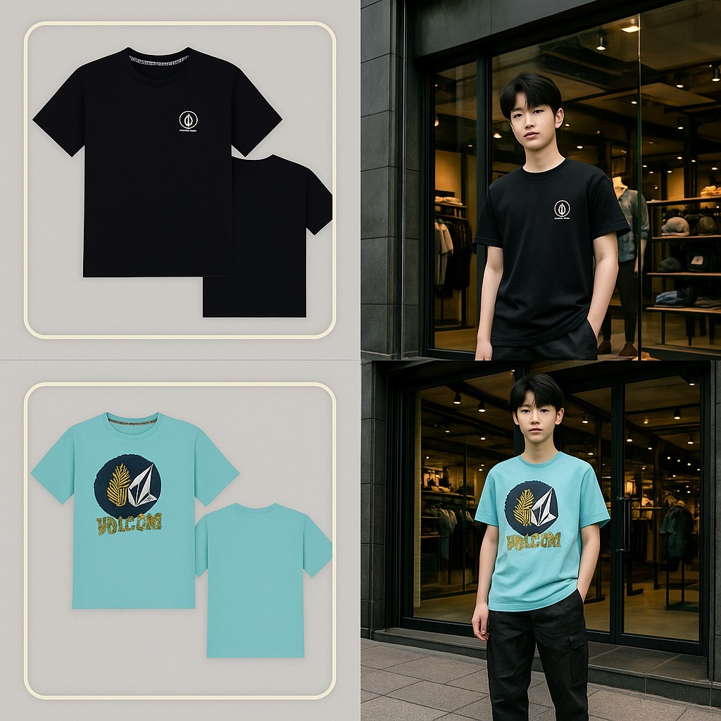 【預購】Volcom G081202 中童短袖上衣（2件裝）