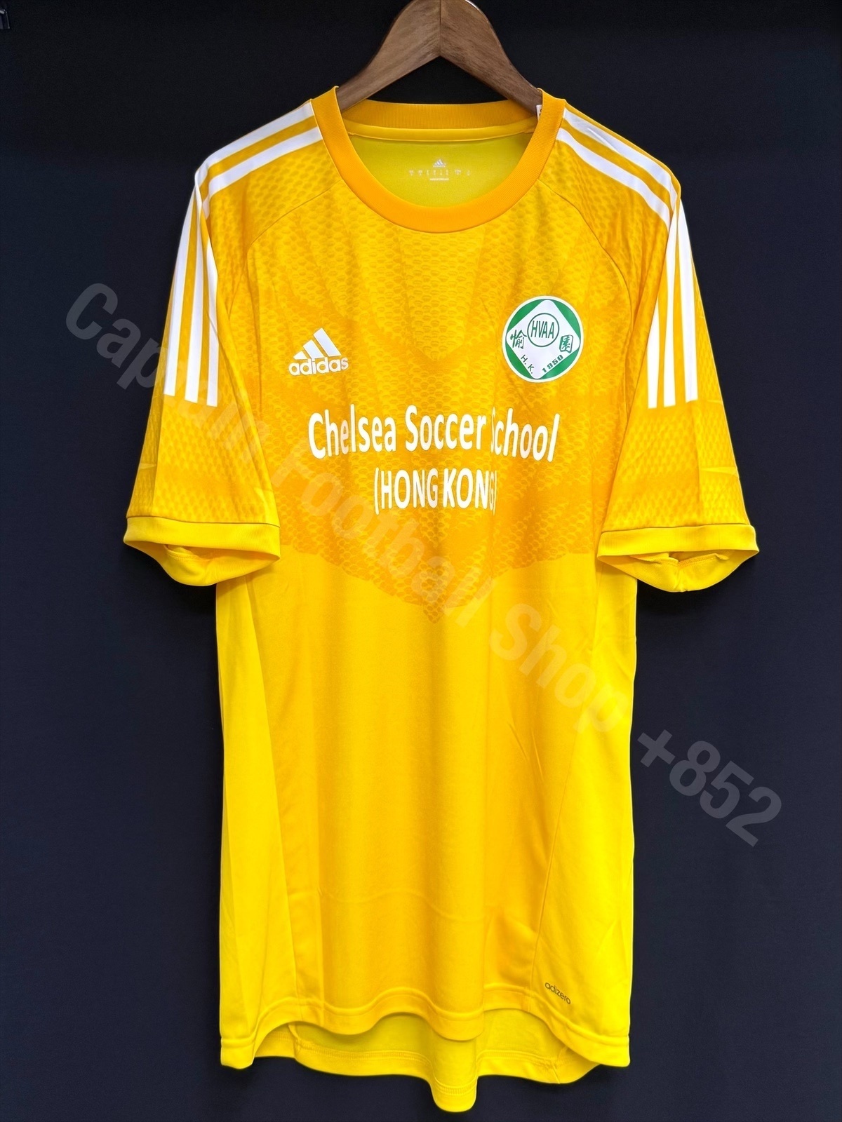 (Player Issue) Happy Valley Football Team 2017-2018 Adidas Goalkeeper Player Issue Shirt #30