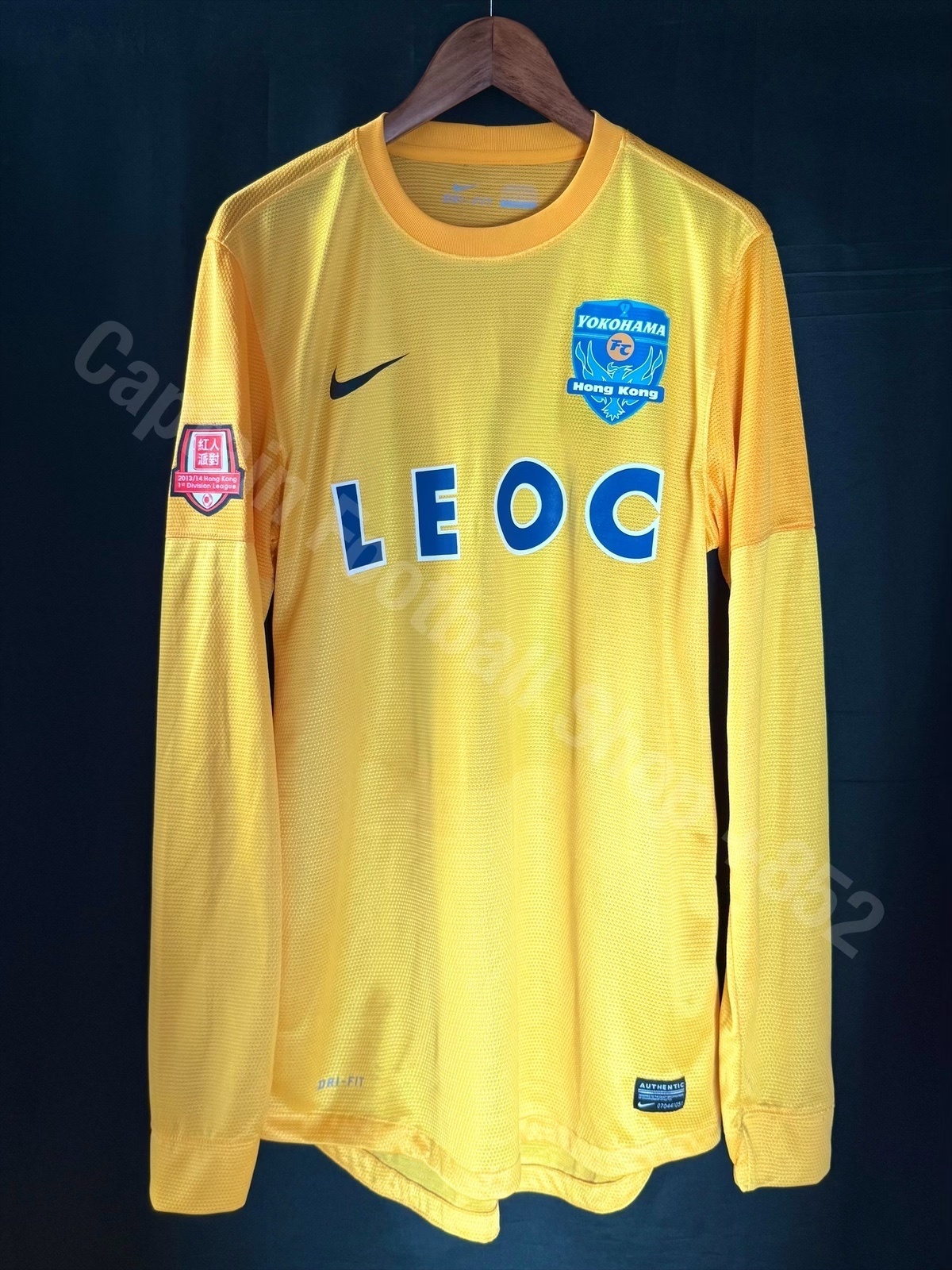 (Player Issue) Yokohama FC Hong Kong 2013-2014 Nike Goalkeeper Player Issue Shirt and Shorts