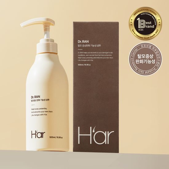 《Olive young連線》H’ar Dr. RAN 天然蛋白滋養洗頭水 500ml